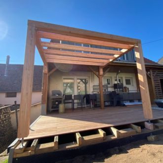 pergola-bois-lamellé-collé