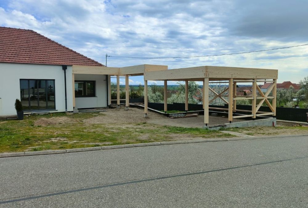 Carport-bois-lamellé-collé