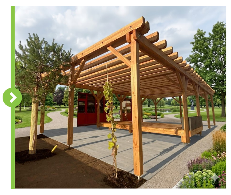 Pergola-bois-Mobilier-urbain-bois-collectivités